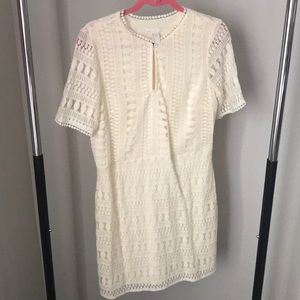 H&M cream dress